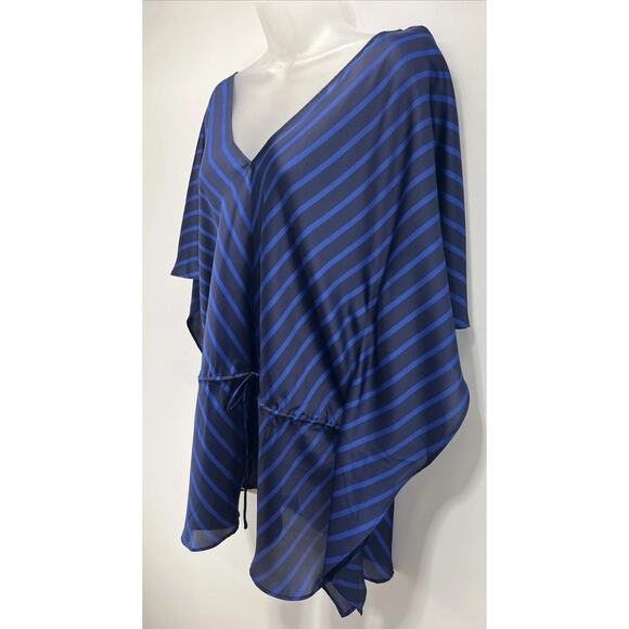 NWT Lauren Ralph Lauren Caftan Kimono Sleeve Drawstring Tie Pullover L/XL - Picture 3 of 8